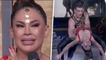 Tefi Valenzuela rompe en llanto al defender su lugar con Juan Ángel bailando belly dance