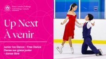 Junior Free Dance / Danse sur glace junior - danse libre - Rink B - 2023-2024 Junior/Senior Skate Canada Challenge / Défi Patinage Canada