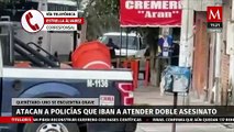 Atacan a balazos a dos elementos de la policía municipal en Querétaro