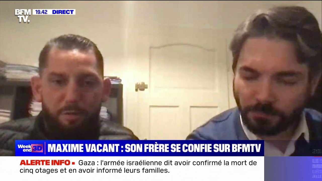 Suspect du meurtre de Maxime Vacant libéré: "Il y a une incompréhension qui règne", témoigne son frère