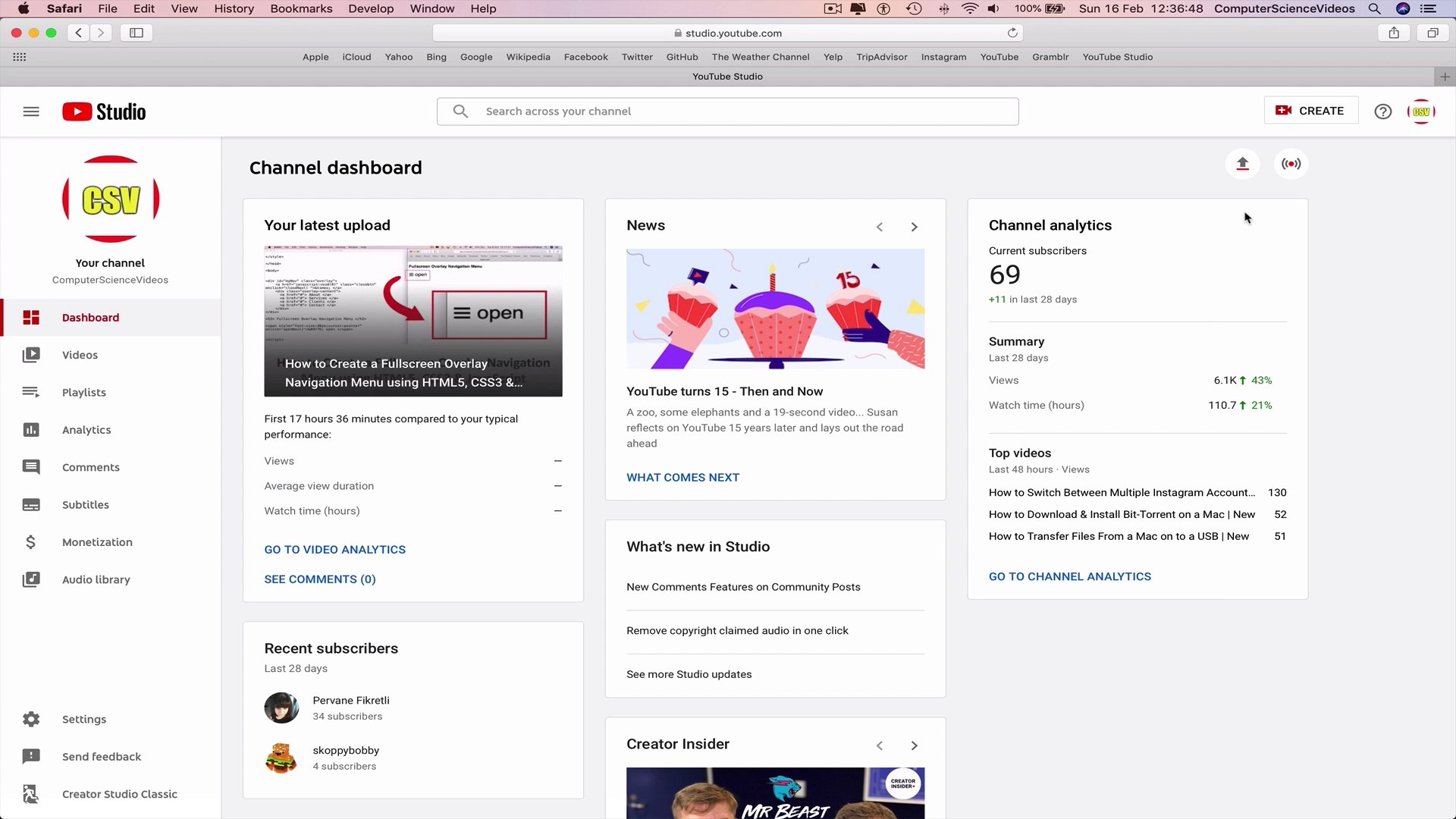 ⁣How to USE YouTube - Access Your YouTube Channel | Tutorial 14