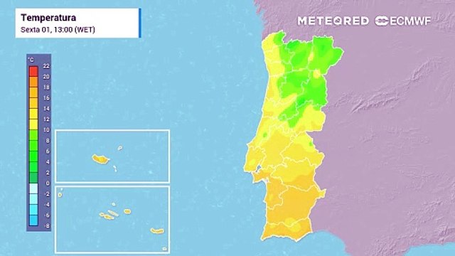 Fim de semana frio, com geadas e temperaturas mínimas negativas nalguns locais de Portugal continental