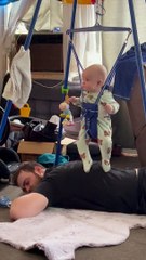 Bouncing Baby Back Massage