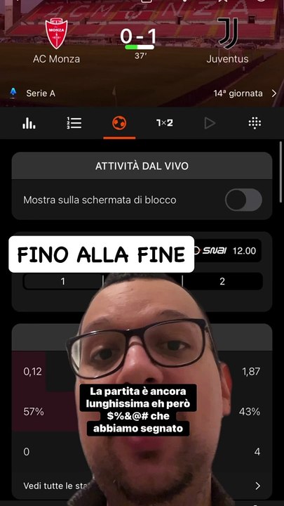 Monza juve Bianxoneri in vantaggio