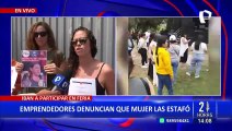 Emprendedores denuncian a mujer por estafa