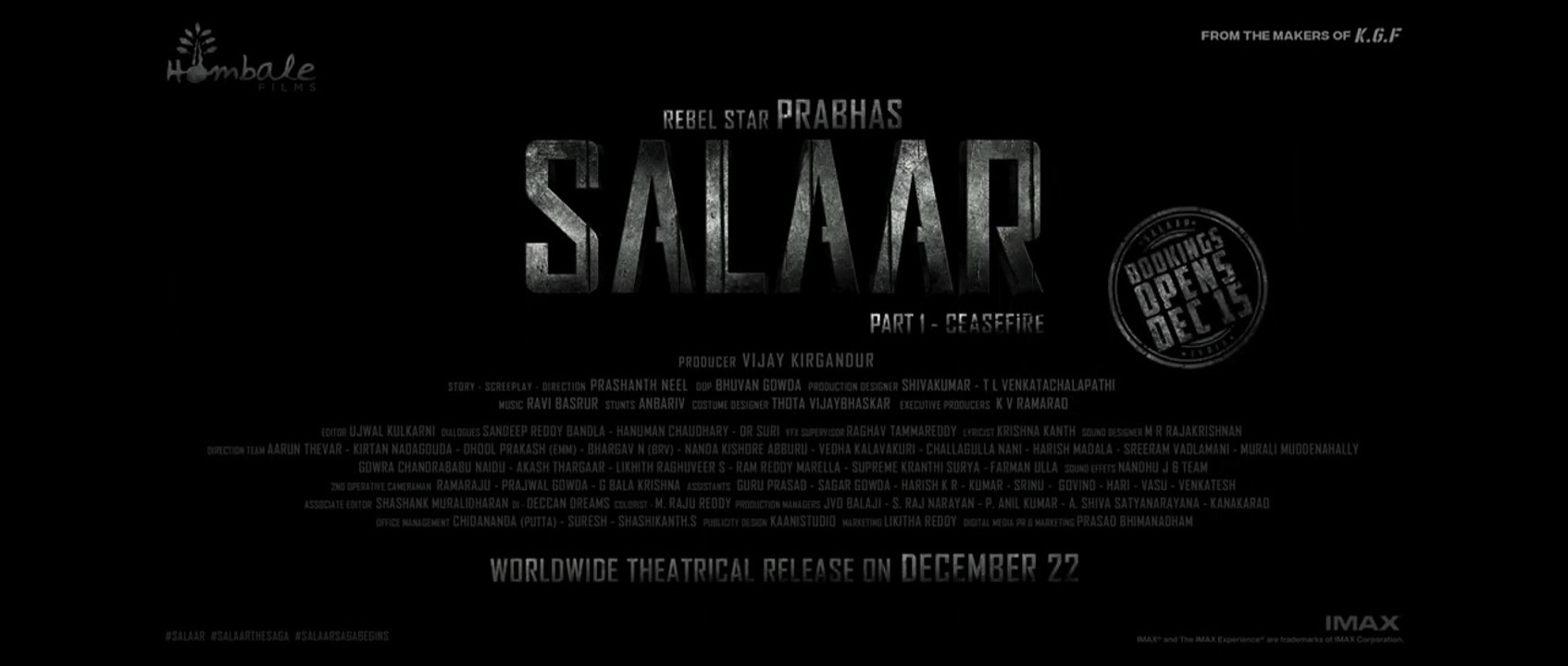 Salaar Hindi Trailer