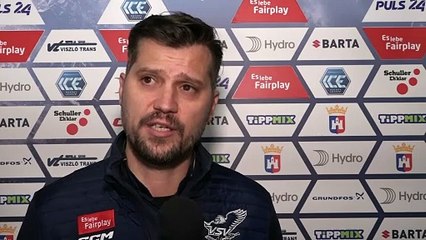 Marcel Rodman (VSV) nach der Niederlage gegen Fehervar