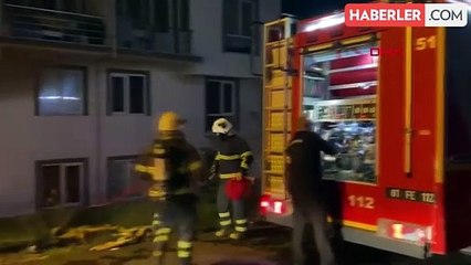 Düzce'de bir binada çıkan yangın söndürüldü