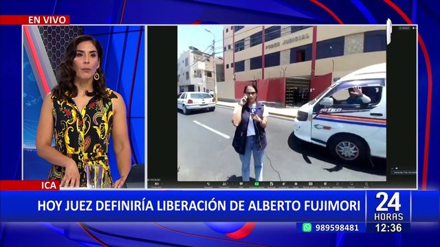Alberto Fujimori: PNP y manifestantes se reunieron en las afueras de Corte Superior