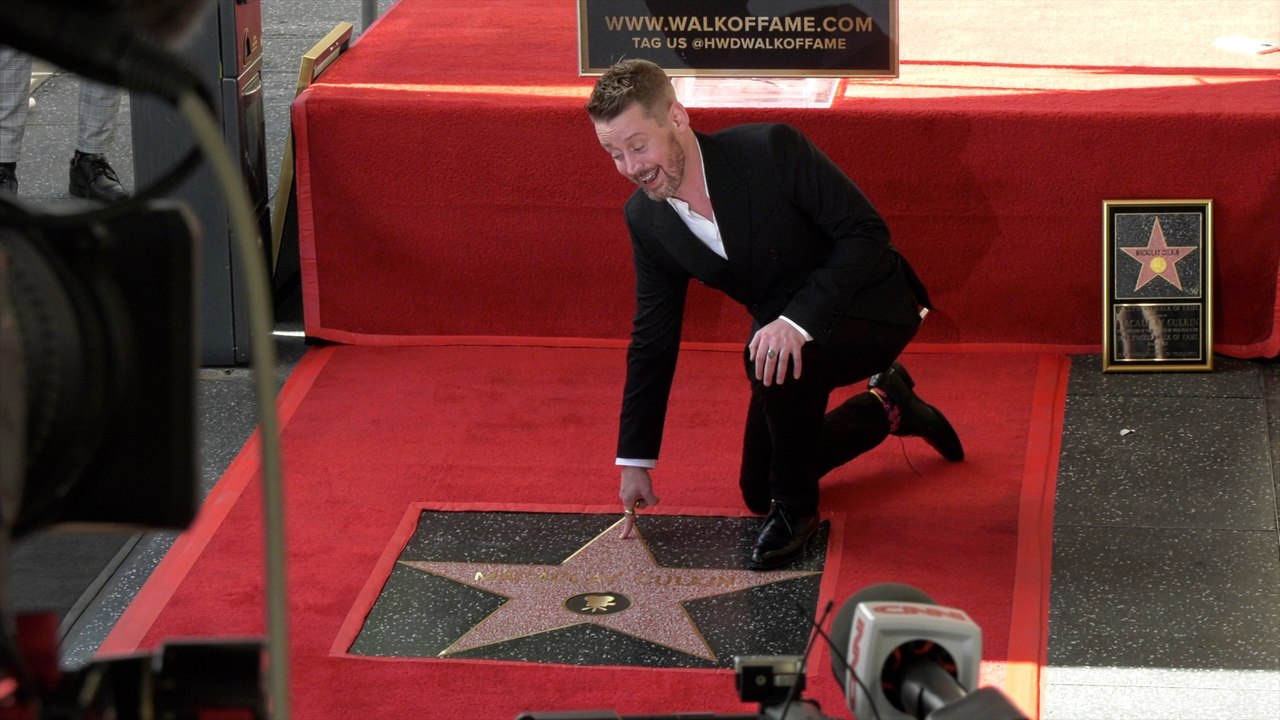Macaulay Culkin Honored With A Star On The Hollywood Walk Of Fame ...