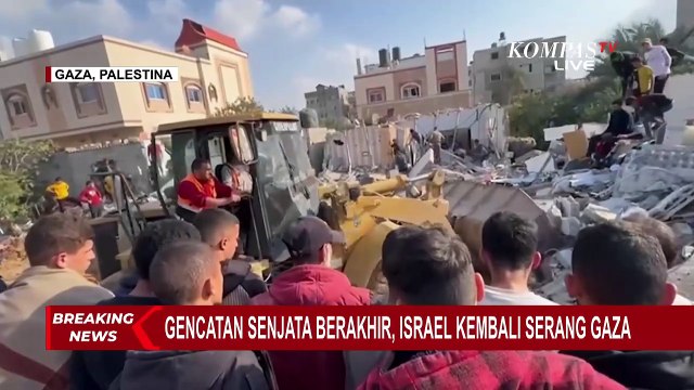 Gencatan Senjata Berakhir, Israel Kembali Serang Jalur Gaza!