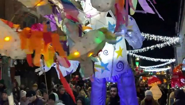 The lanterns kept on coming up Monnow Street in a superb turn out
