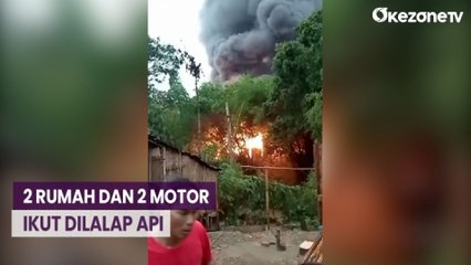 Video Amatir Rekam Gudang Ribuan Tabung Gas Terbakar dan Meledak di Grobogan