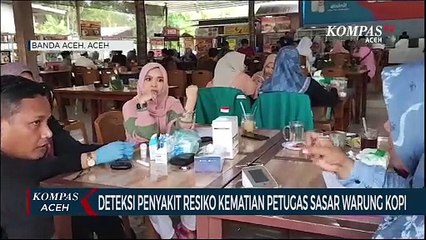 Deteksi Penyakit Resiko Kematian Petugas Sasar Warung Kopi