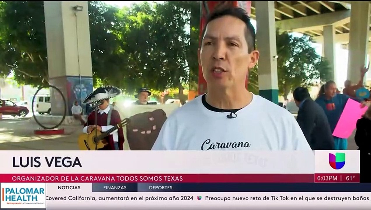 San Diego se vuelve el punto de partida de la caravana "Todos Somos Texas"