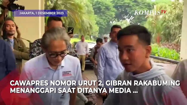 Cawapres Gibran Rakabuming Buka Suara Terkait Persiapan Hadapi Debat Pilpres 2024 KPU