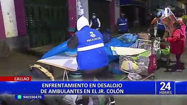 Callao: ambulantes desalojados serán reubicados en ferias que inaugurarán por campaña navideña