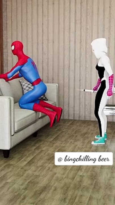 الرجل العنكبوتية وزوجته بديلة حقنه 