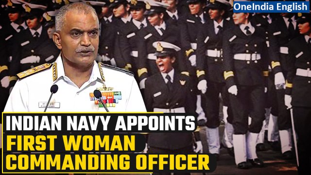 India Navy scripts history by employing first woman commanding officer in naval ship | Oneindia News