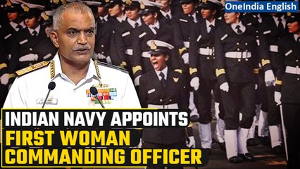 India Navy scripts history by employing first woman commanding officer in naval ship | Oneindia News