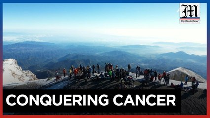 Cancer survivors, patients defy odds to climb highest peak in Mexico