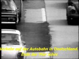 Traffico autostrada Germania '70. Verkehr auf der Autobahn in Deutschland. Ende der 70er Jahre