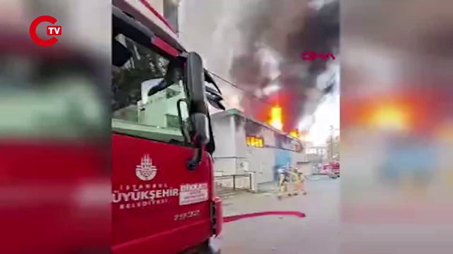 Son dakika... Maltepe'de iş yeri yangını! Ekipler bölgeye sevk edildi