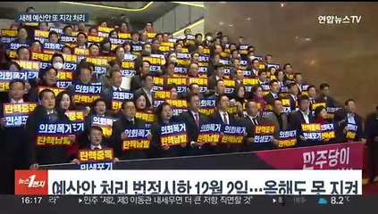 법정시한 또 못 지켰다…새해 예산안 3년 연속 지각처리