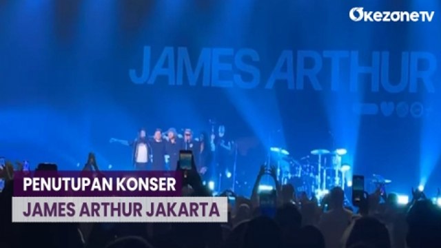 James Arthur Tutup Konser Perdana Jakarta dengan Lagu Say You Wont Let Go