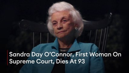 Sandra Day O’Connor, First Woman On Supreme Court, Dies At 93