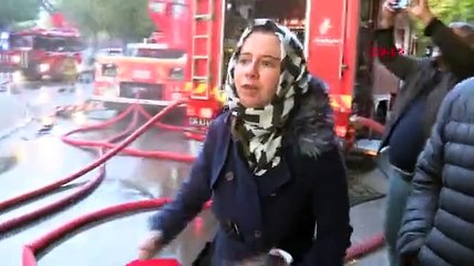 Maltepe'de iş yeri yangını