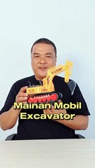 Mainan mobil kontruksi - mainan mobil beko - mainan mobil anak cowok #short