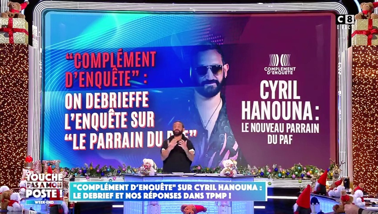 Cyril Hanouna révèle la conversation qu'il a eu avec Tristan Waleckx, présentateur de Complément d'Enquête, avant la diffusion : "Il m'a dit on n a pas trouvé de comptes en Suisse ou de dealers"
