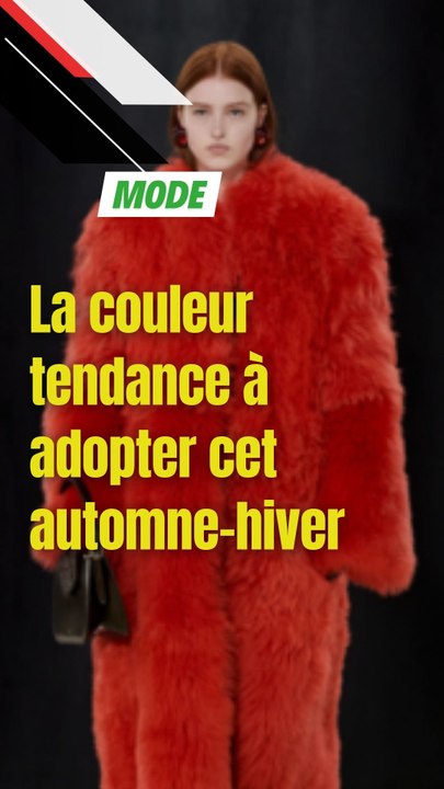 La couleur tendance à adopter cet automne-hiver