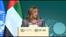 Cop 28, Meloni: obiettivi clima lontani, serve una svolta