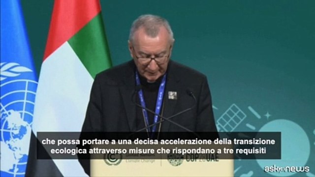 Papa a Cop28: su transizione ecologica andiamo avanti, non indietro