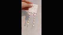 How to make Korean earrings | Korean earrings making at home