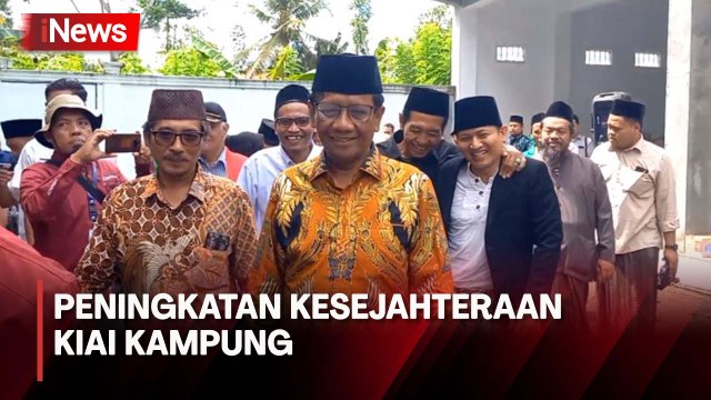 Mahfud MD Berkunjung ke Trenggalek, Janjikan Peningkatan Kesejahteraan Guru Ngaji dan Kiai Kampung