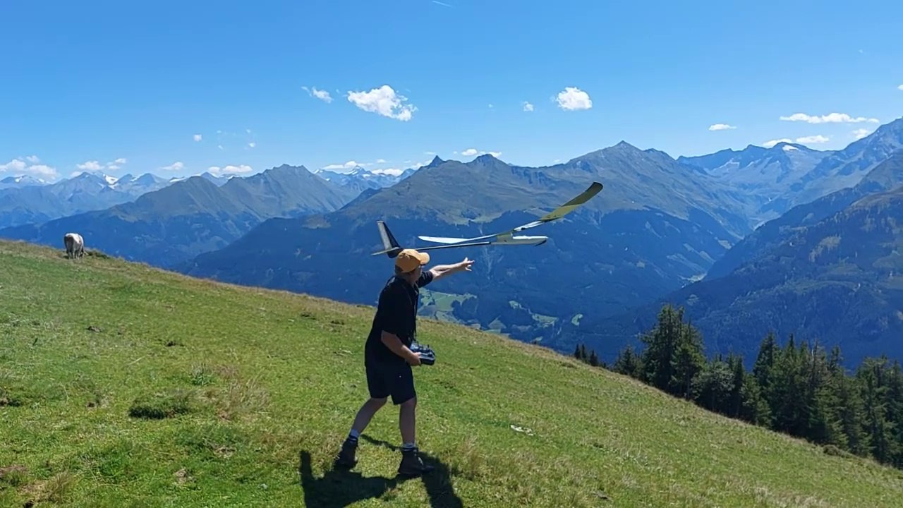Rc Hangflug, f5j Mandarin auf der Resterhöhe Richtung Hohe Tauern