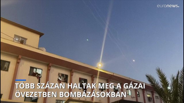 Ismét bombázza az izraeli hadsereg a Gázai övezetet, még délebbre terelik az embereket
