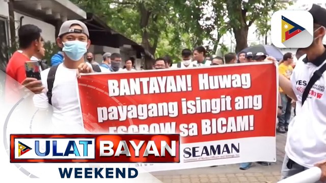 Mga grupo ng tripulanteng Pinoy, nakiusap sa mga mambabatas na alisin ang fiduciary deposit sa Magna Carta of Filipino Seafarers