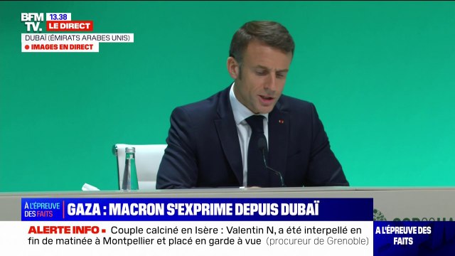 Gaza: Emmanuel Macron appelle à redoubler d'efforts pour parvenir à un cessez-le-feu durable