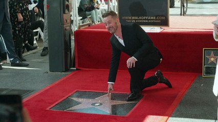 Macaulay Culkin, acteur de "Maman j'ai raté l'avion", dévoile son étoile à Hollywood