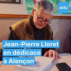 Jean-Pierre Lloret en dédicace à Alençon