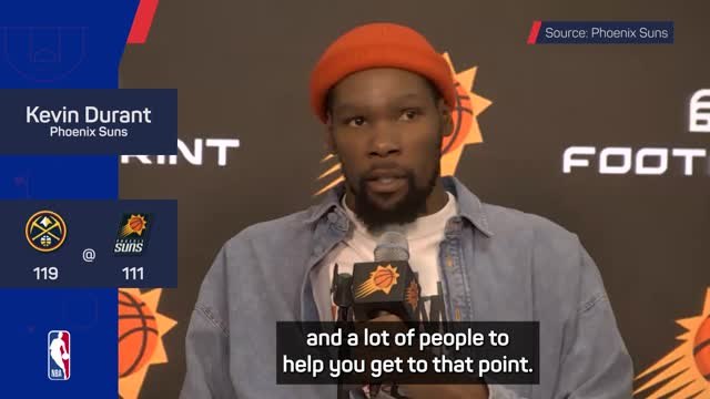 Kevin Durant grateful to be ‘amongst the greats’ after entering top-10 scorers list