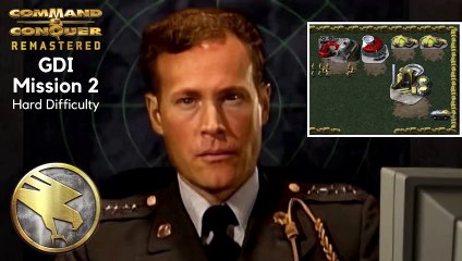 How to Beat Command & Conquer GDI Mission 2: Knock Out That Refinery - Hard - HD