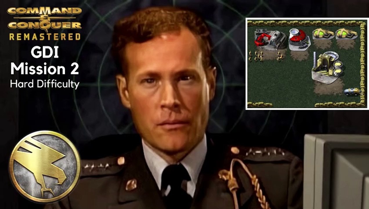 How to Beat Command & Conquer GDI Mission 2: Knock Out That Refinery - Hard - HD