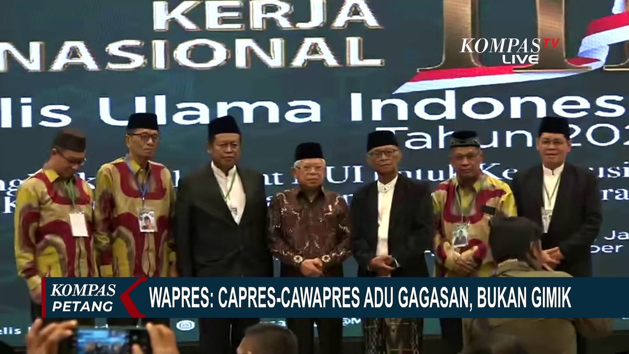 Wapres Maruf Minta Capres-Cawapres Adu Gagasan Bukan Gimik, Tegur Siapa?