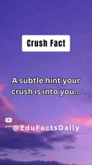 Crush Fact...#facts #subscribe #viral #amazingfacts #shorts #crush #viralshort #shortvideo #short