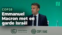 Emmanuel Macron met en garde Israël et son « objectif » de détruire le Hamas, qui entraînerait « dix ans » de guerre